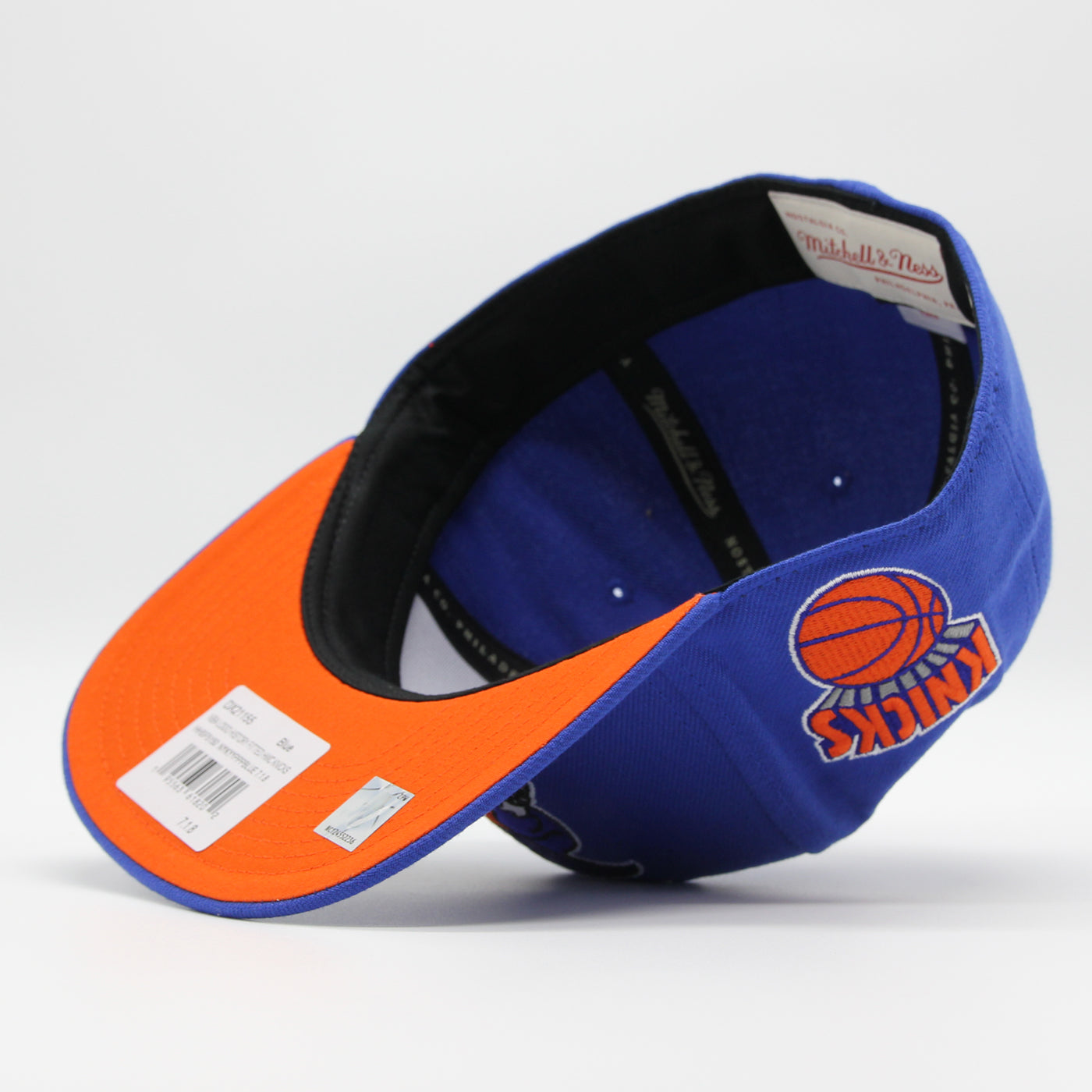 Mitchell & Ness Logo History fitted HWC NY Knicks blue - Shop-Tetuan