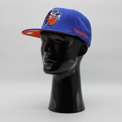 Mitchell & Ness Logo History fitted HWC NY Knicks blue - Shop-Tetuan