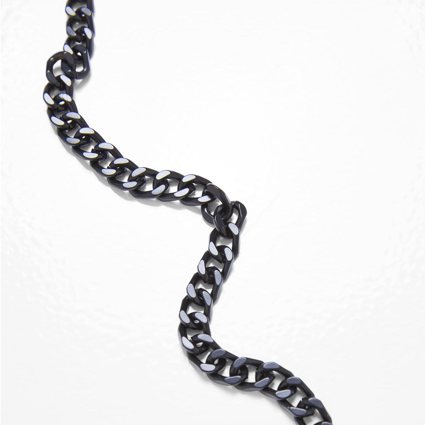 Urban Classics Long Basic chain necklace black