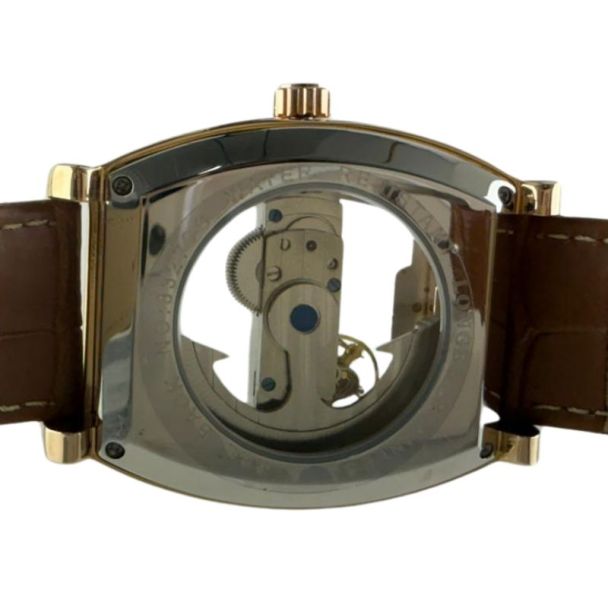 Longbo Men's Automatic Watch with Leather Strap rose/brown - Shop-Tetuan
