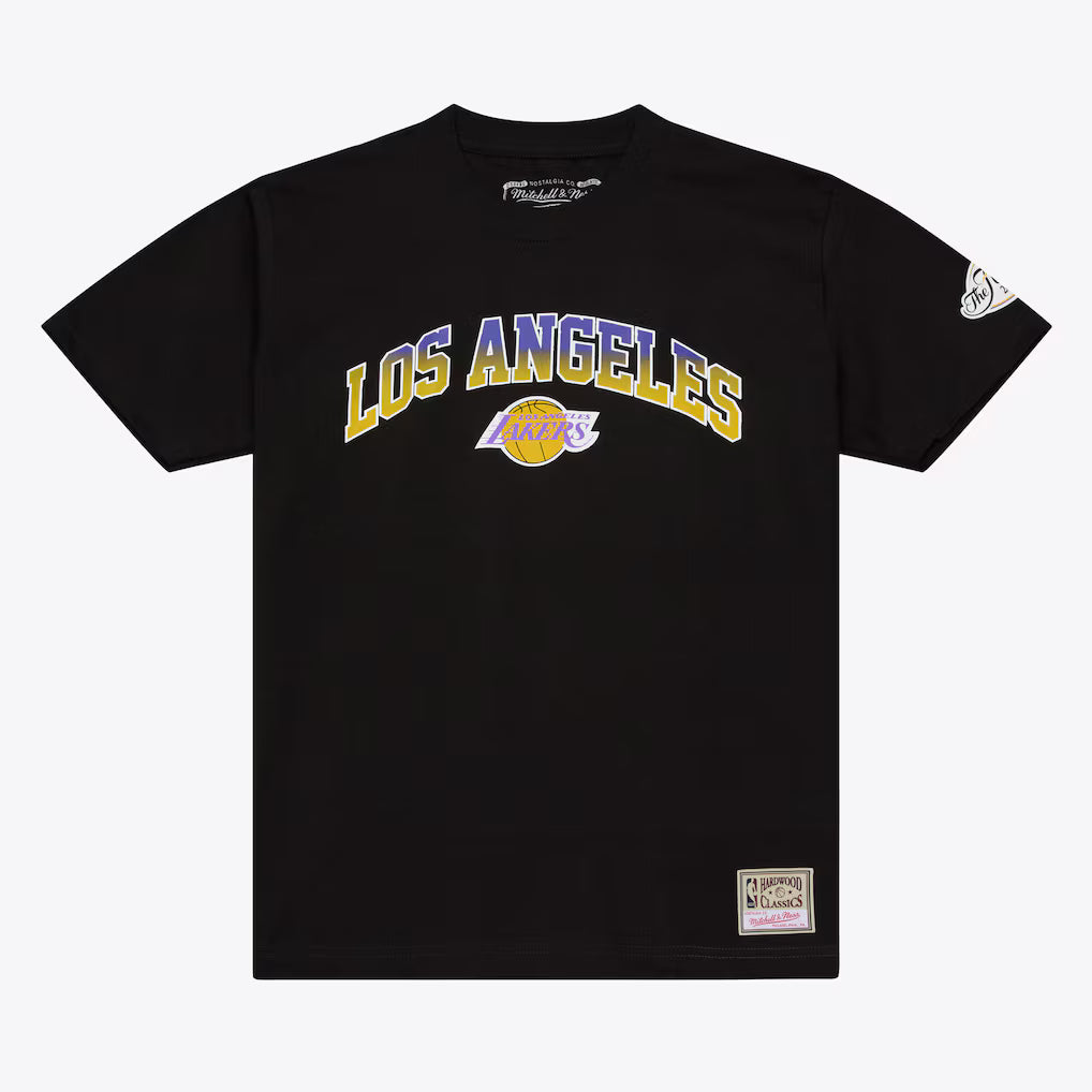 Mitchell & Ness NBA Quiet Blaze  Arch tee LA Lakers black - Shop-Tetuan