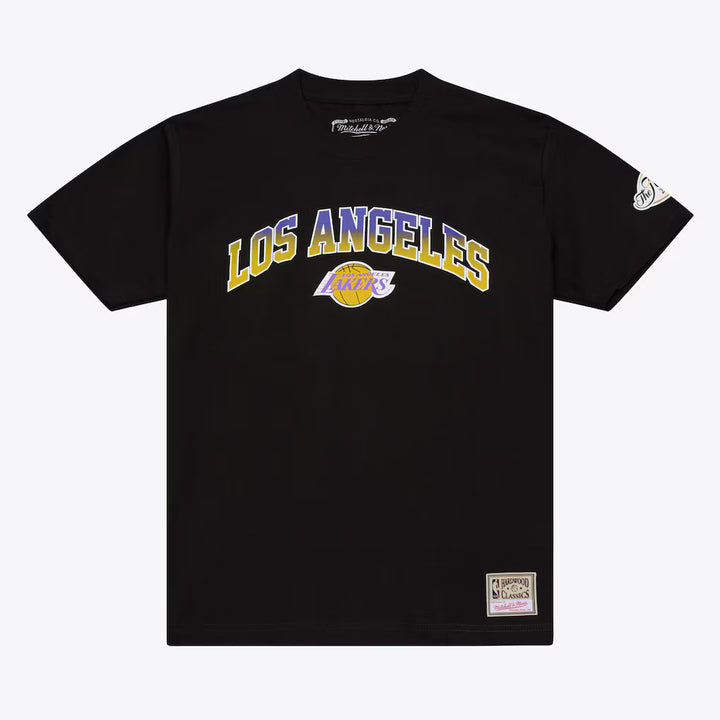 Mitchell &amp; Ness NBA Quiet Blaze  Arch tee LA Lakers black - Shop-Tetuan