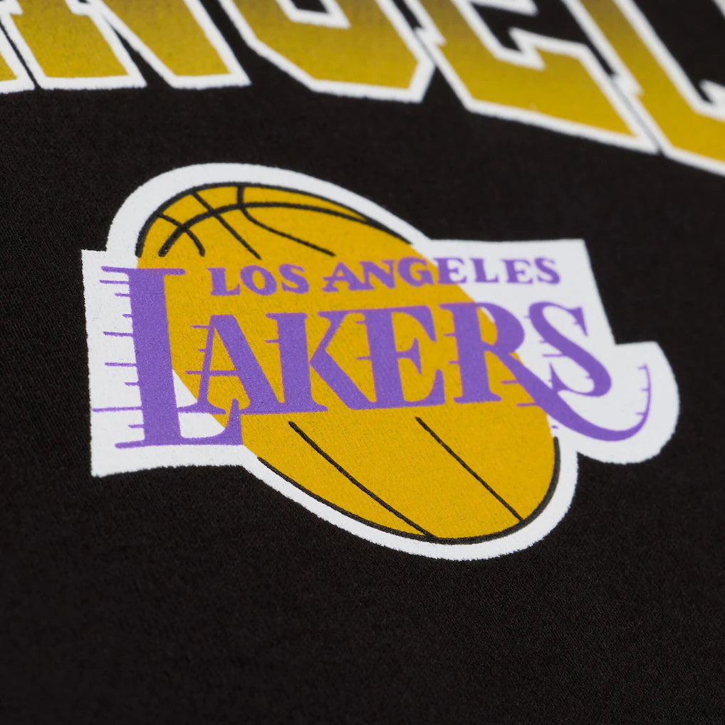 Mitchell &amp; Ness NBA Quiet Blaze  Arch tee LA Lakers black - Shop-Tetuan