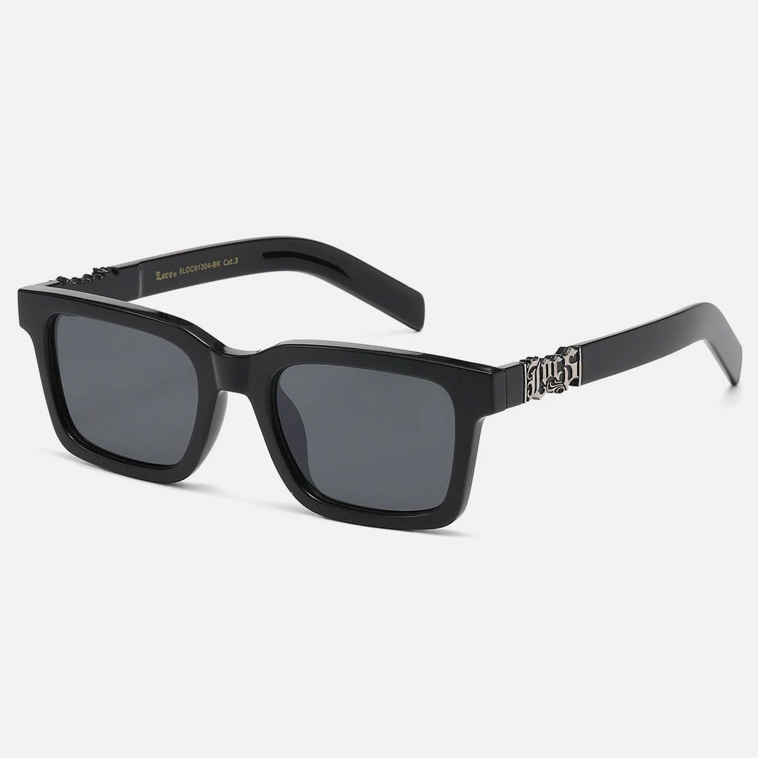 Locs Classic Lowrider Sunglasses black/silver - Shop-Tetuan