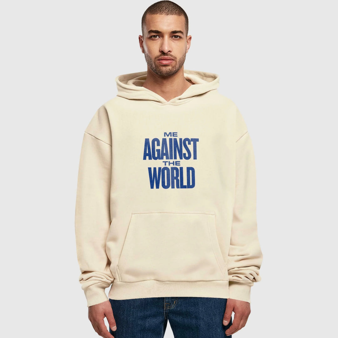 Mister 2Pac Me against the World Ultra Heavy Oversize Hoodie sand - Shop-Tetuan