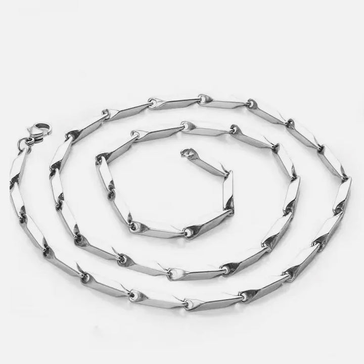 Melon Seed Necklace 50cm steel - Shop-Tetuan