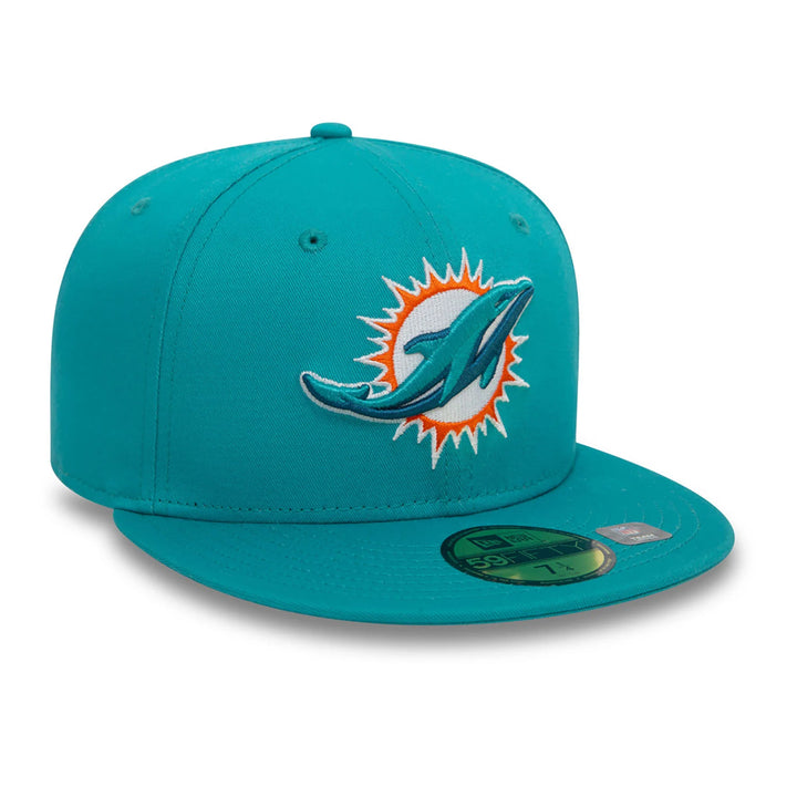 New Era NFL Official Team Colours 59Fifty M Dolphins turquoise - Shop-Tetuan