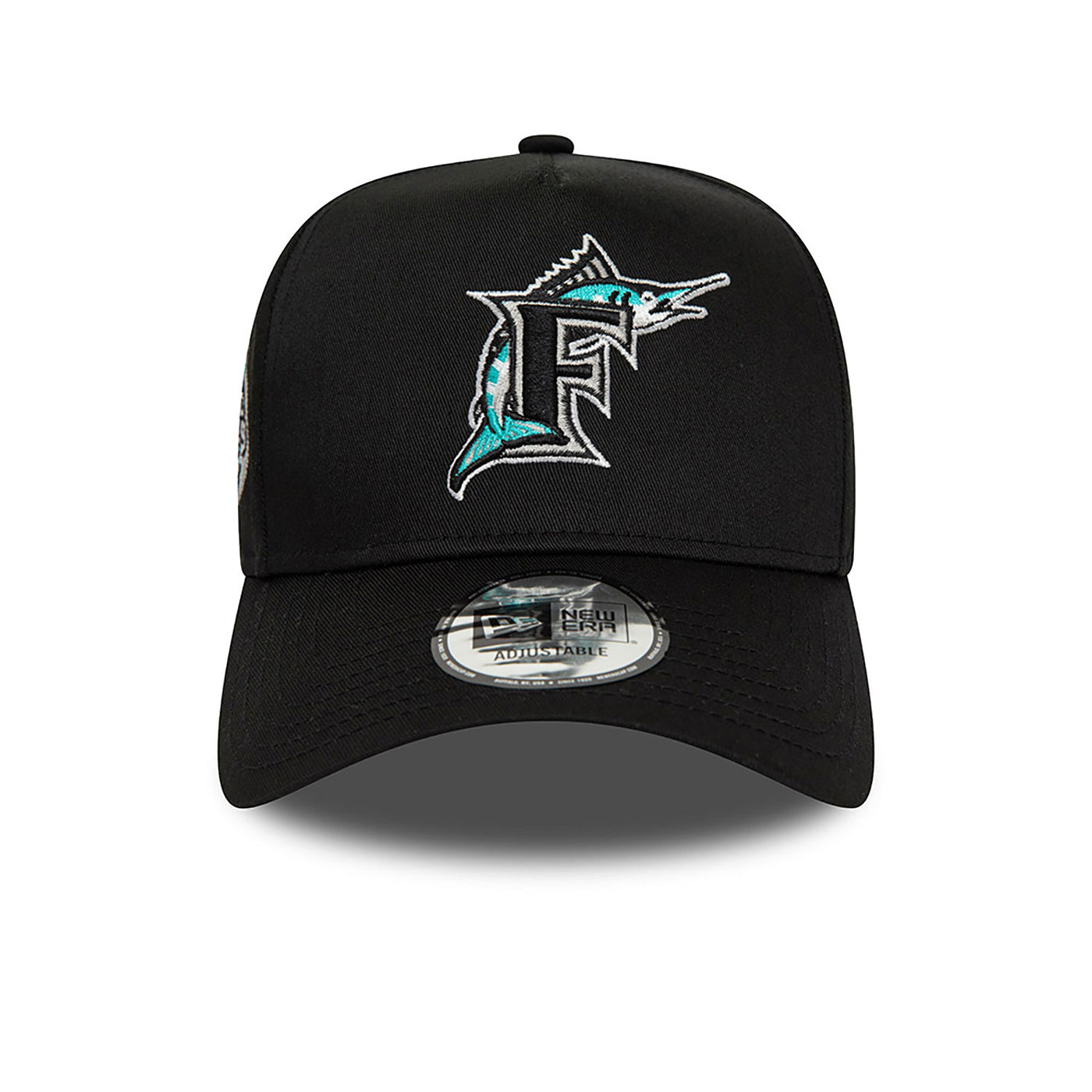 New Era World Series Patch 9Forty A-Frame cap M Marlins black - Shop-Tetuan