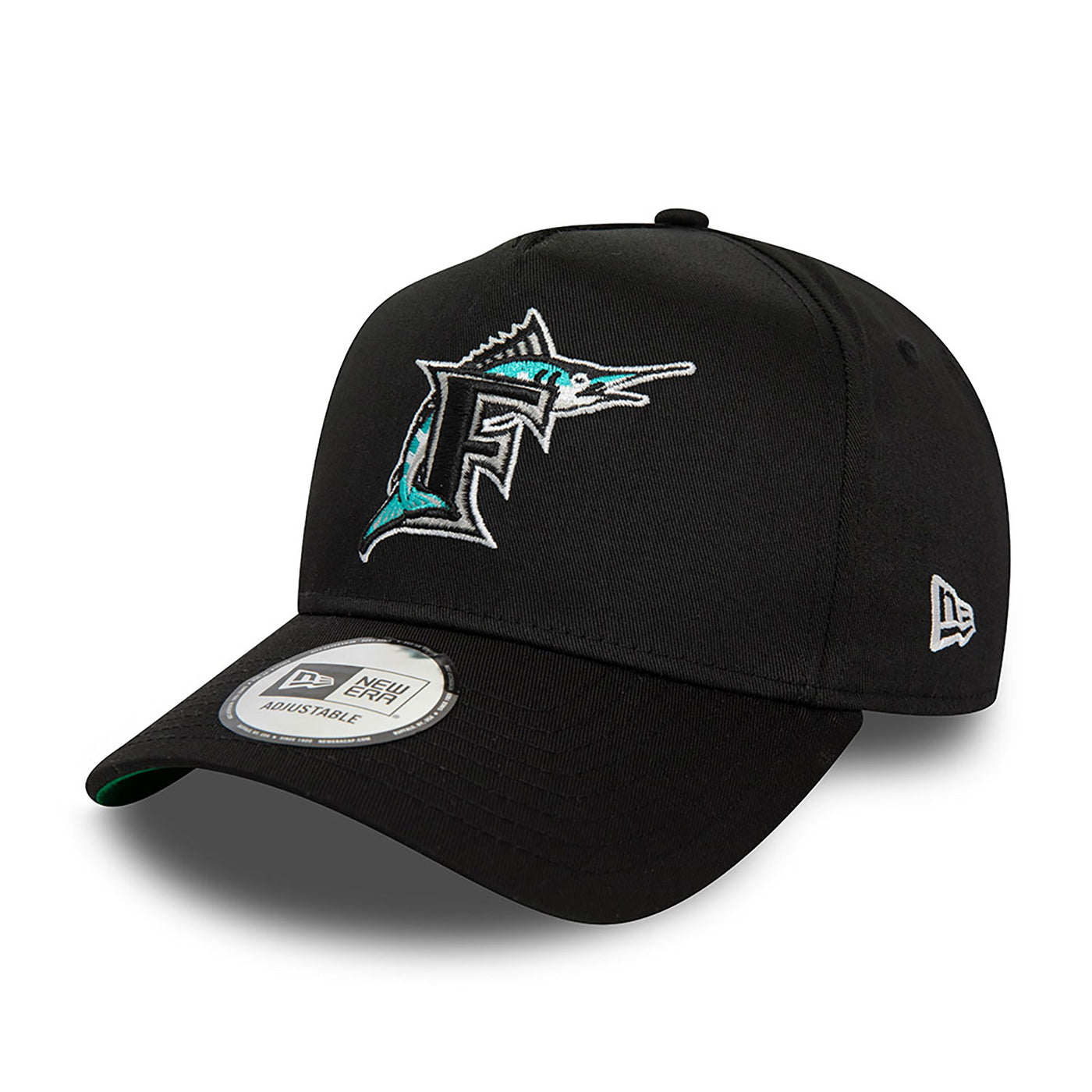 New Era World Series Patch 9Forty A-Frame cap M Marlins black - Shop-Tetuan