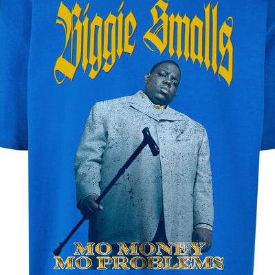 Mister Biggie More Money More Problems Oversize tee cobalt blue - Shop-Tetuan