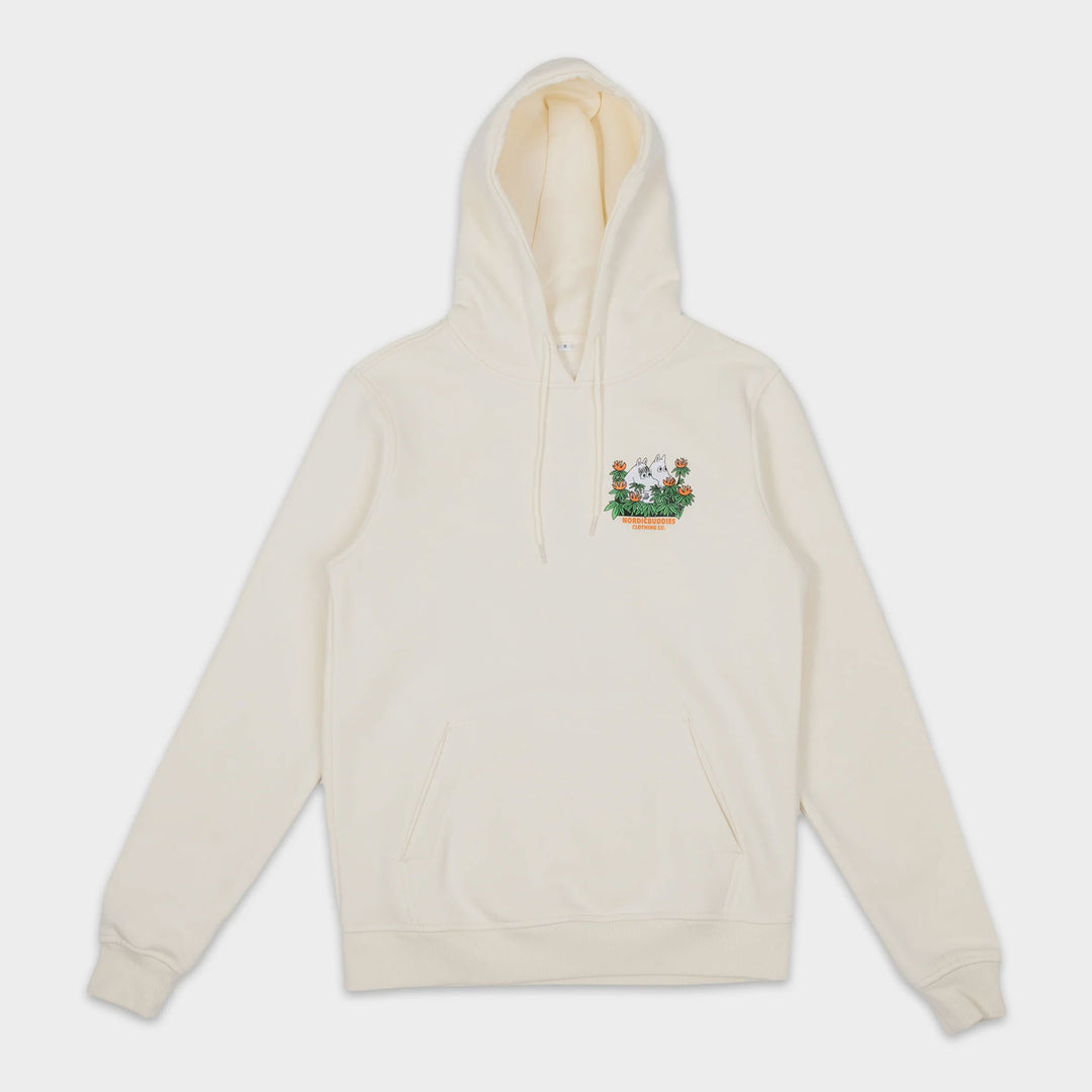 Moomin Piilosilla Unisex Hoodie off white - Shop-Tetuan
