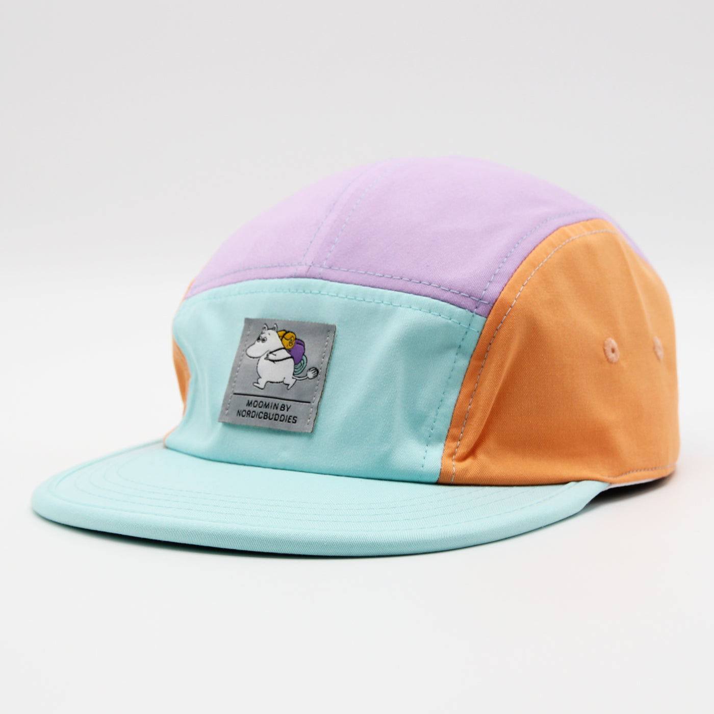 Moomin Muumipeikko 5-Panel Retro cap mint/lilac/orange - Shop-Tetuan