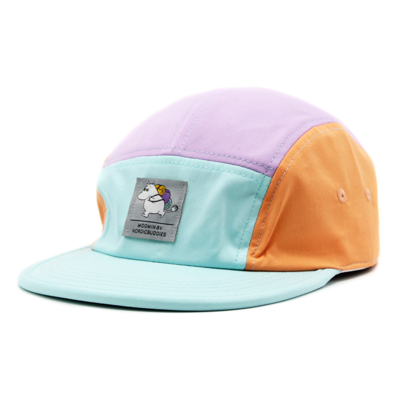 Moomin Muumipeikko 5-Panel Retro cap mint/lilac/orange