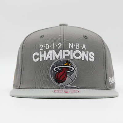 Mitchell & Ness NBA 12 Champs snapback HWC M Heat black/grey - Shop-Tetuan