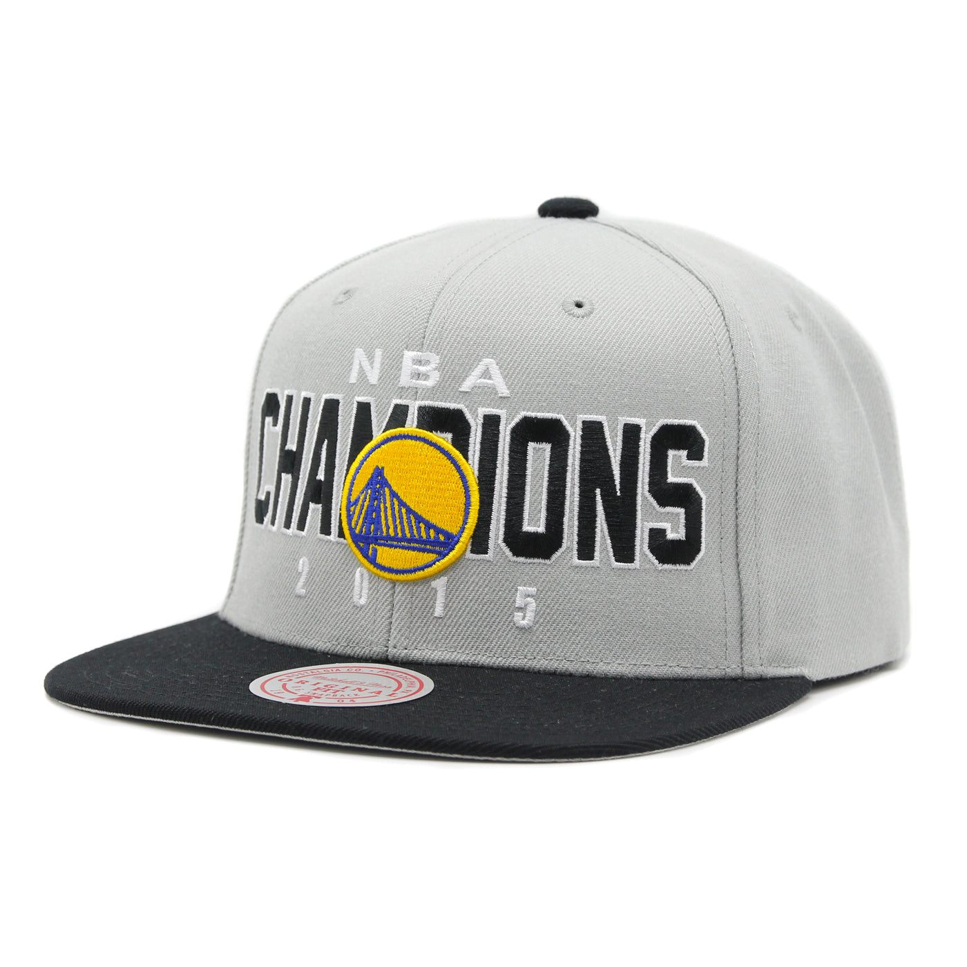 Mitchell & Ness NBA Champs snapback HWC GS Warriors grey/black