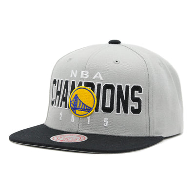 Mitchell & Ness NBA Champs snapback HWC GS Warriors grey/black