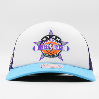 Mitchell & Ness Party Time trucker HWC U Jazz white