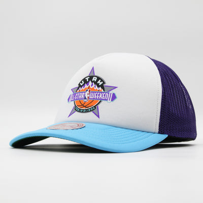 Mitchell & Ness Party Time trucker HWC U Jazz white