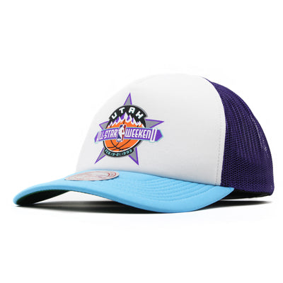 Mitchell & Ness Party Time trucker HWC U Jazz white