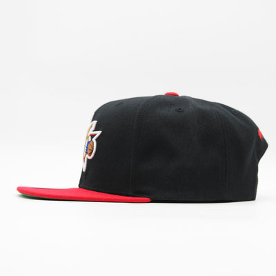 Mitchell & Ness NBA Team 2 Tone 2.0 Snapback 76ers black/red