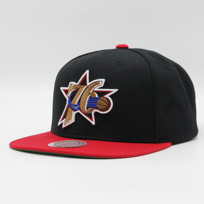 Mitchell & Ness NBA Team 2 Tone 2.0 Snapback 76ers black/red