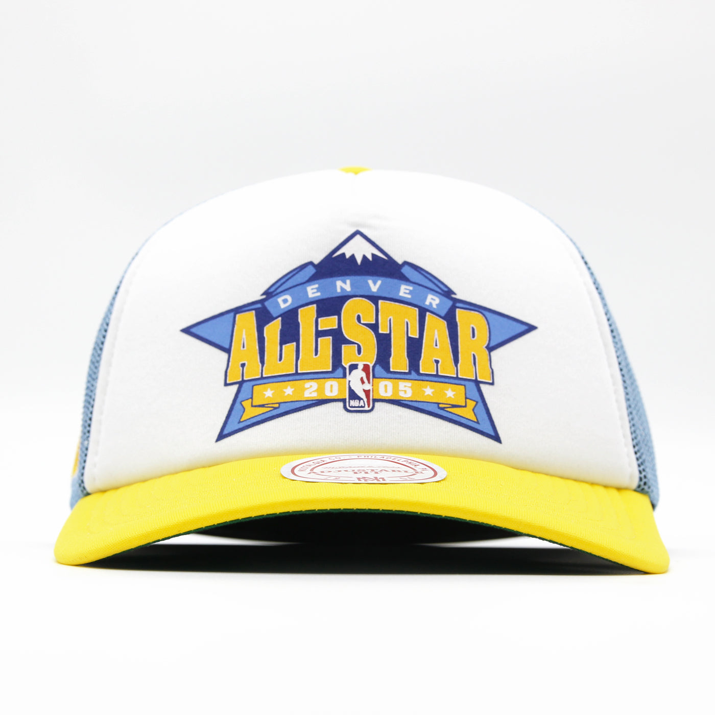 Mitchell & Ness Party Time trucker HWC D Nuggets white/blue