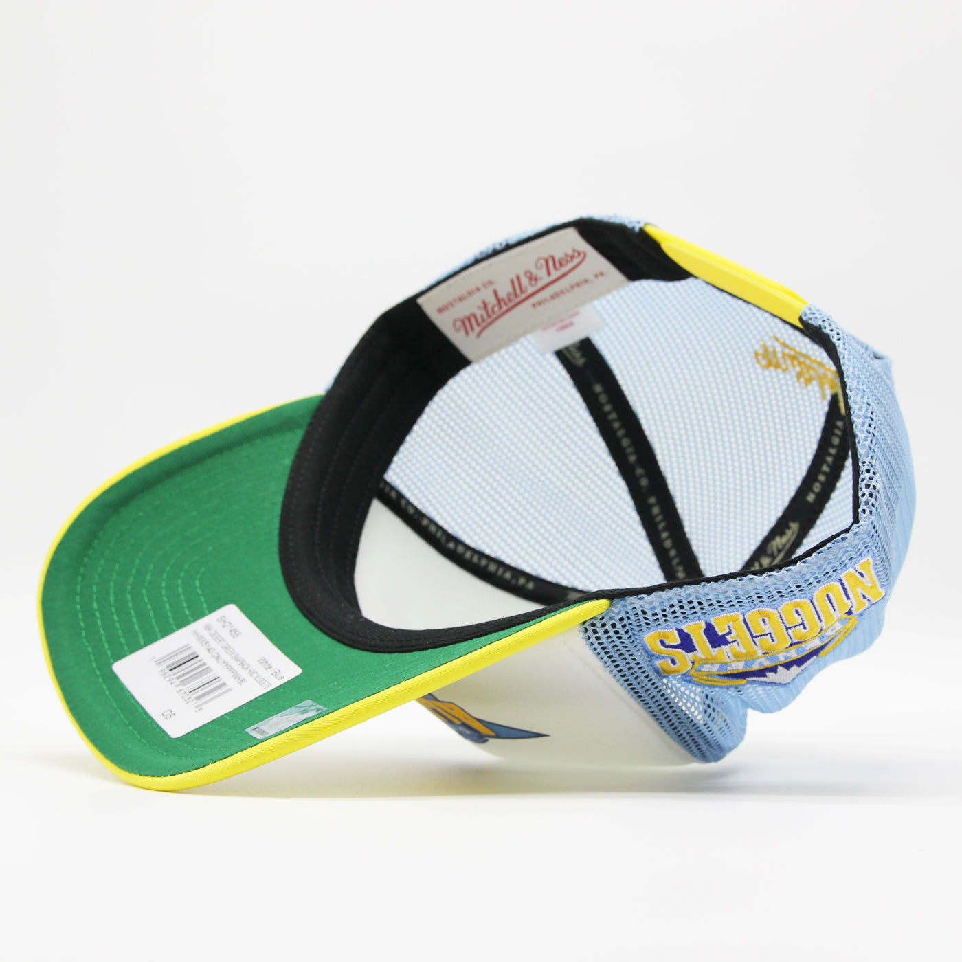 Mitchell & Ness Party Time trucker HWC D Nuggets white/blue