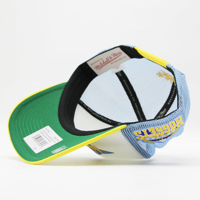 Mitchell & Ness Party Time trucker HWC D Nuggets white/blue