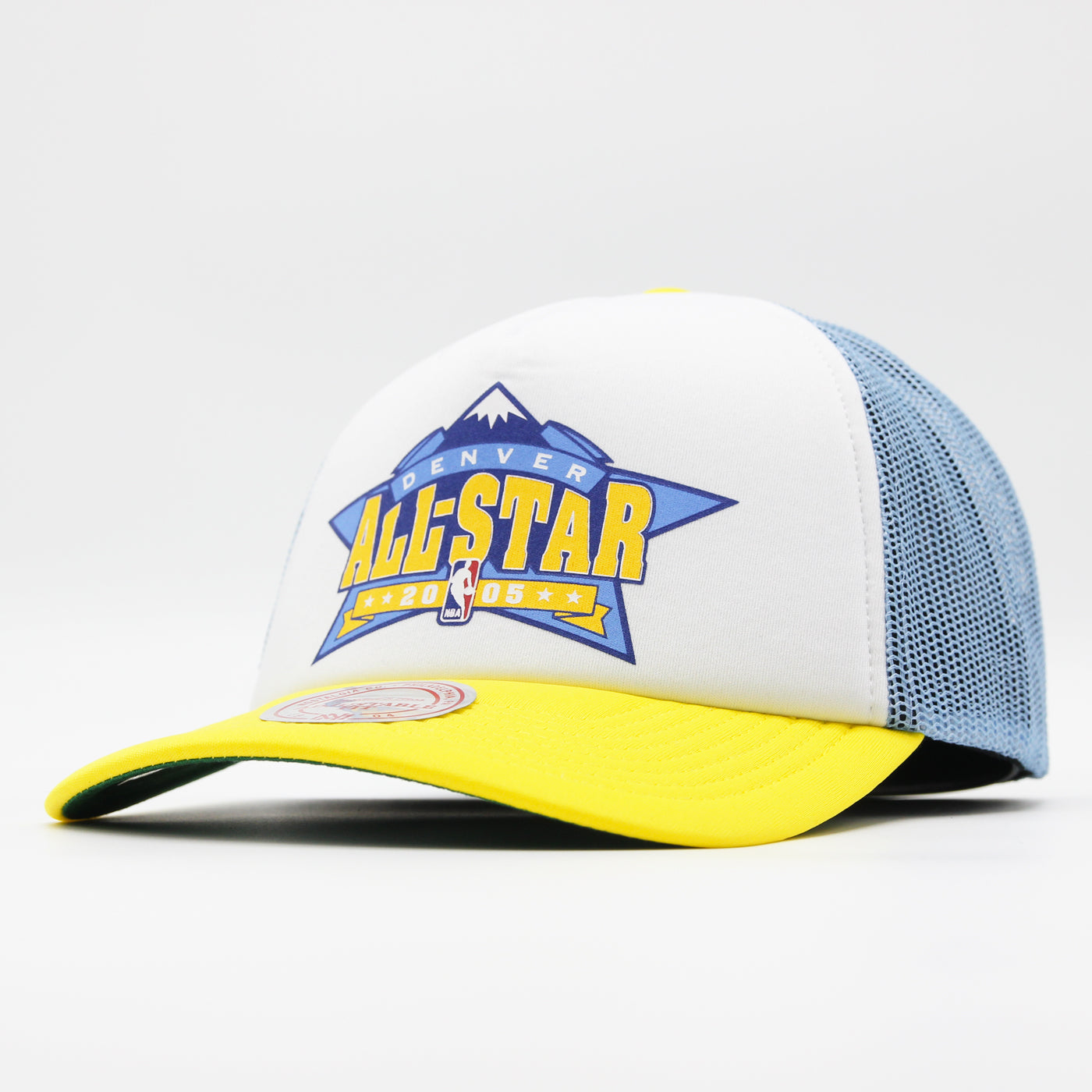 Mitchell & Ness Party Time trucker HWC D Nuggets white/blue