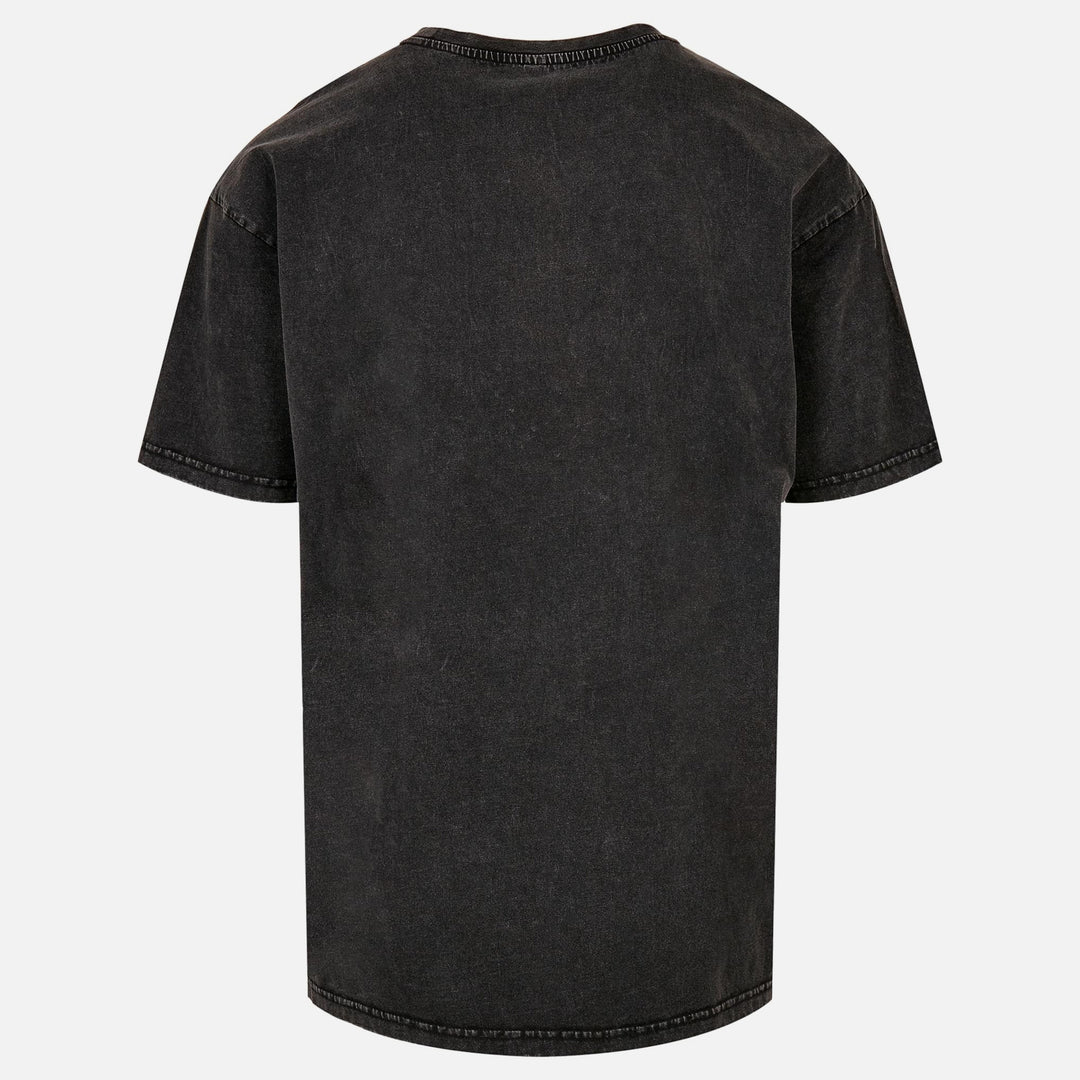 Merchcode Naughty by Nature Drip Crown Acid Washed Oversize Tee black - Shop-Tetuan