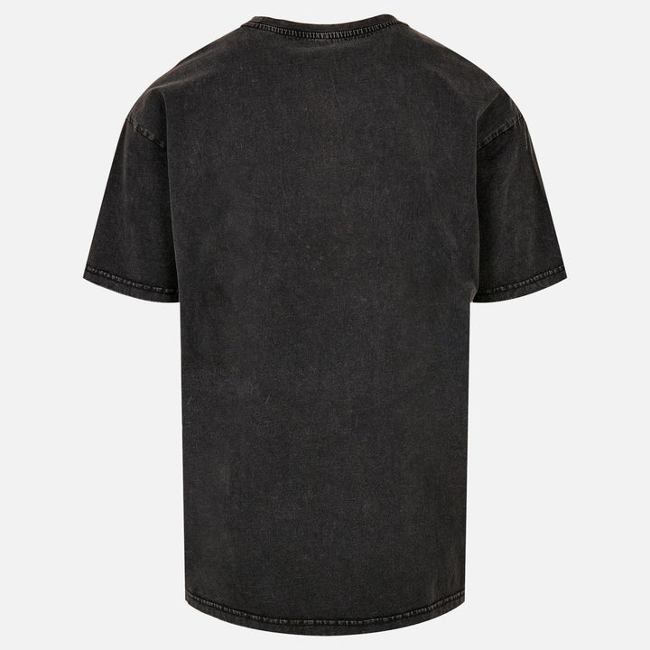 Merchcode Naughty by Nature Drip Crown Acid Washed Oversize Tee black - Shop-Tetuan