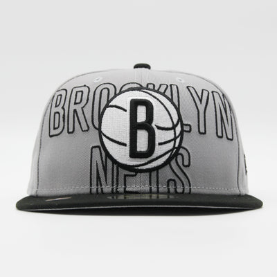 New Era NBA Draft 2023 59Fifty B Nets grey/black - Shop-Tetuan