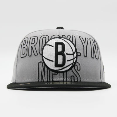 New Era NBA Draft 2023 59Fifty B Nets grey/black