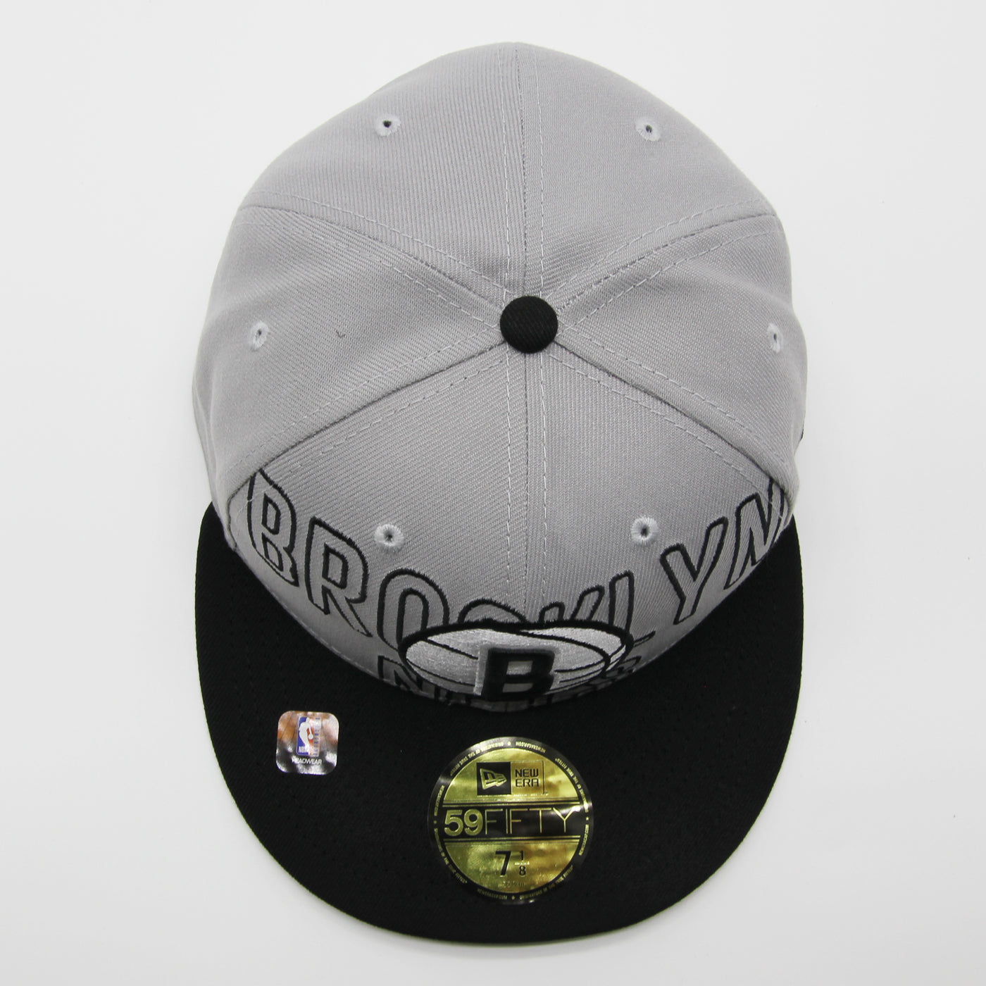 New Era NBA Draft 2023 59Fifty B Nets grey/black