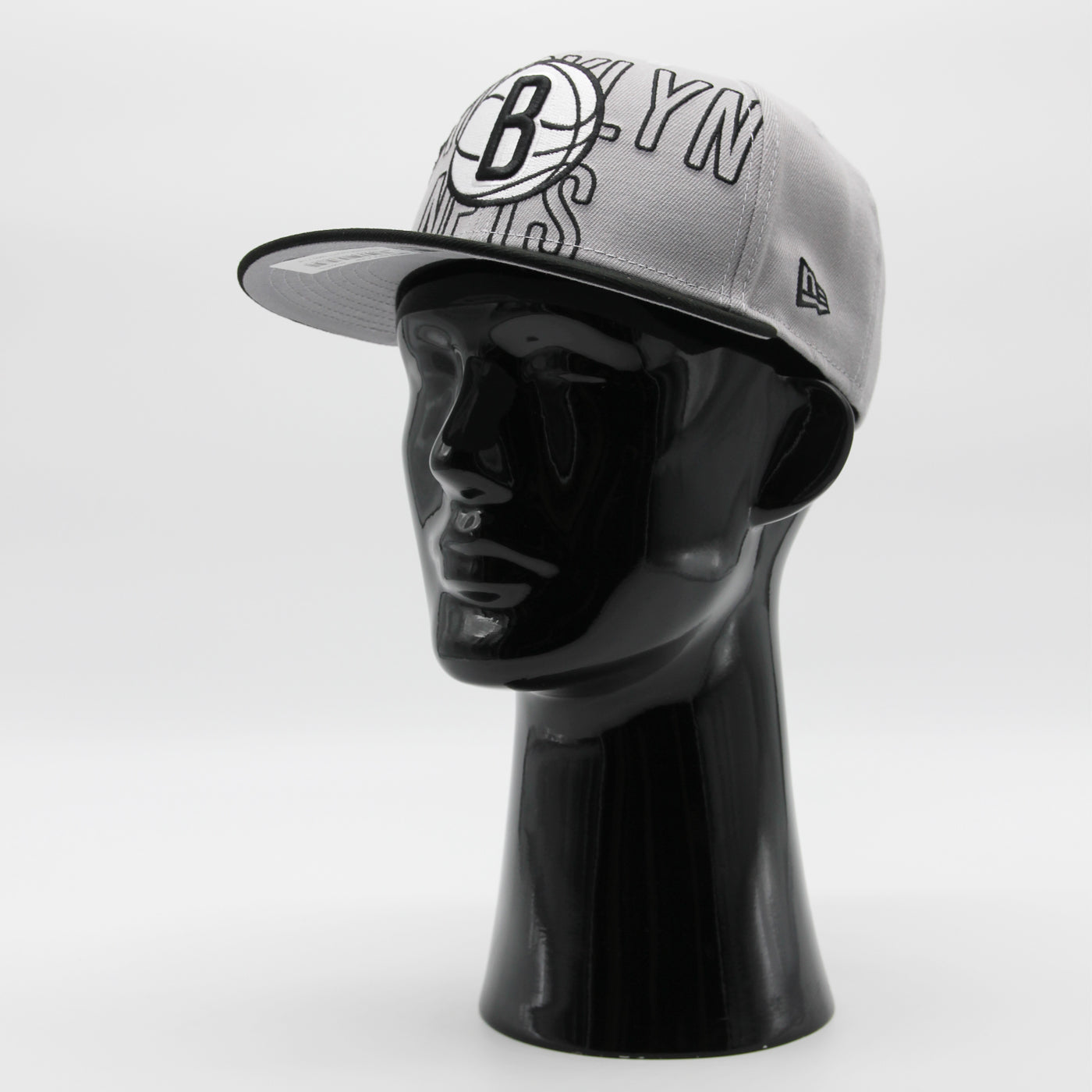 New Era NBA Draft 2023 59Fifty B Nets grey/black