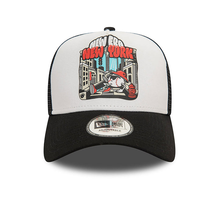 New Era Graphic Print 9Forty E-Frame New York black/white - Shop-Tetuan