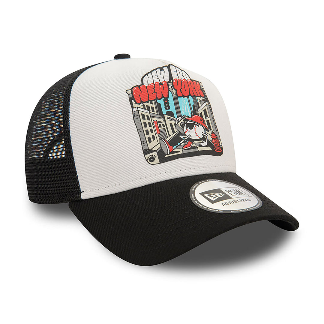 New Era Graphic Print 9Forty E-Frame New York black/white - Shop-Tetuan