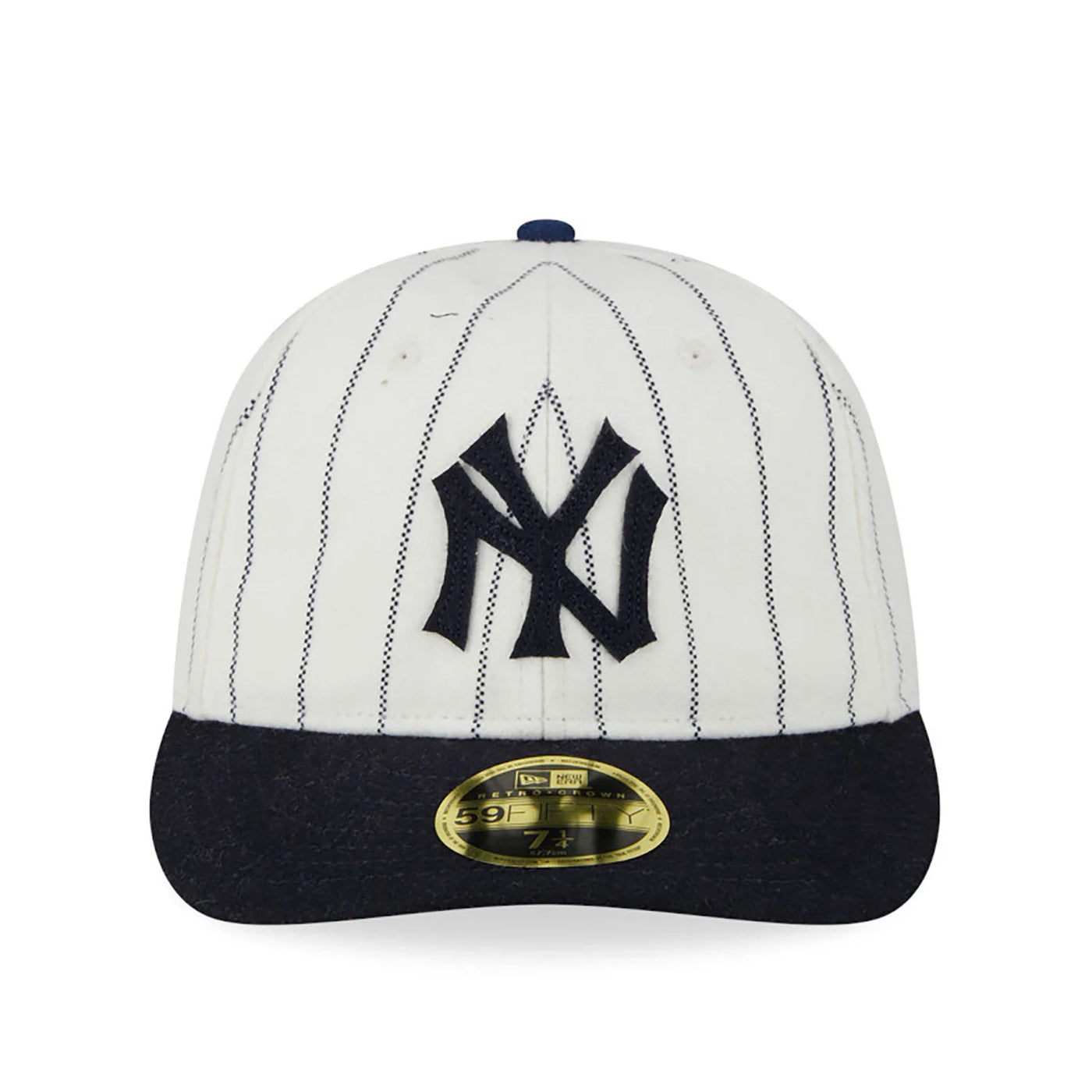 New Era MLB Heritage 59Fifty Stripe Chrome Retro Crown NY Yankees chw - Shop-Tetuan