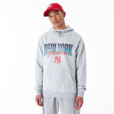 New Era New York MLB Gradient Graphic Grey Pullover NY Yankees Hoodie grey - Shop-Tetuan