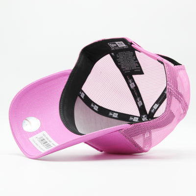 New Era Tonal Mesh A-Frame Trucker Cap LA Dodgers pink