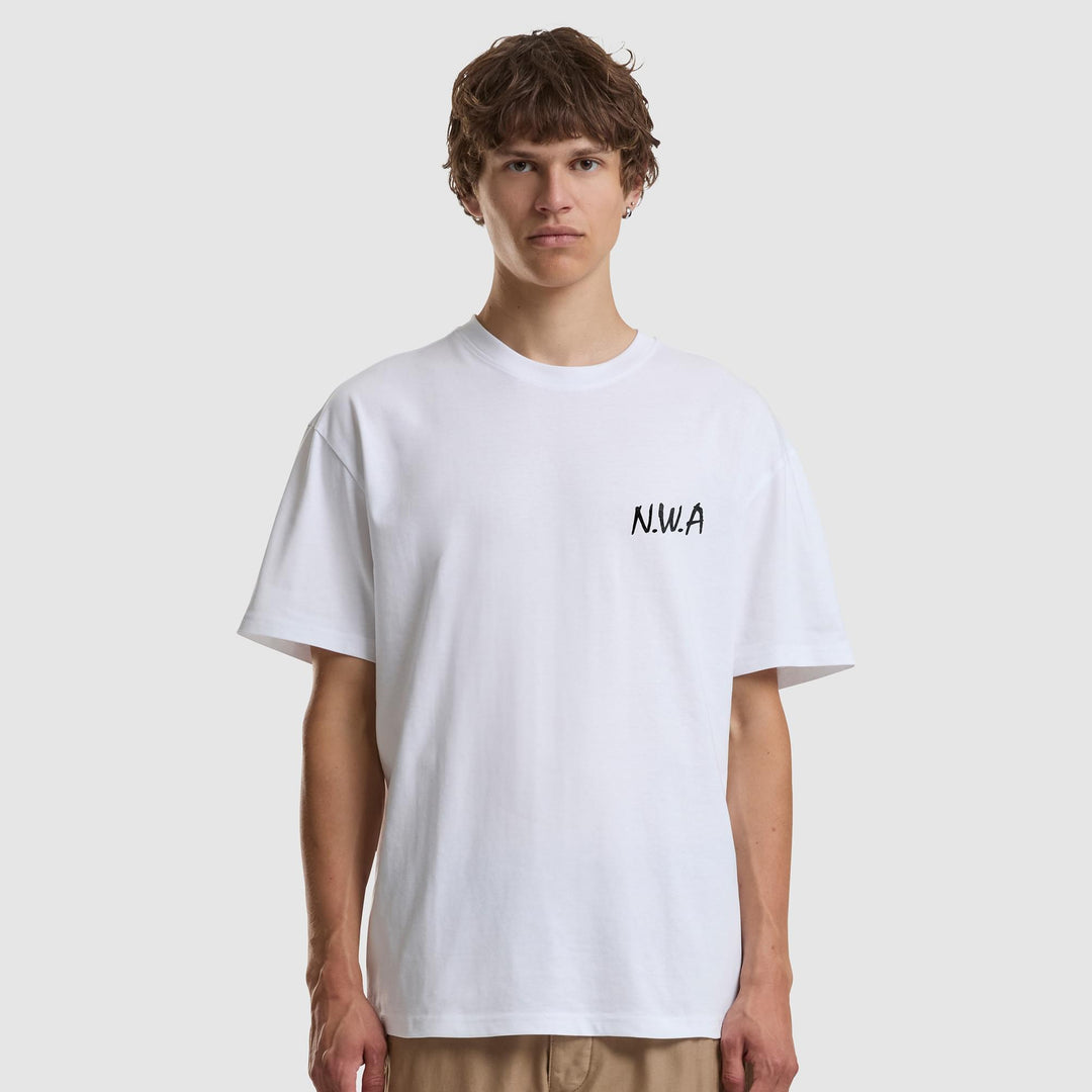 Mister N.W.A Express Yourself Oversize Tee white