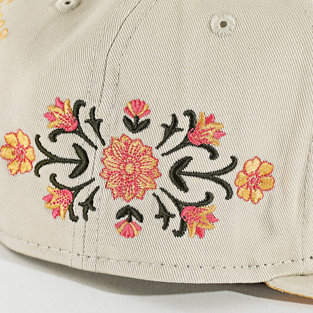 New Era MLB Floral 9Fifty NY Yankees stone