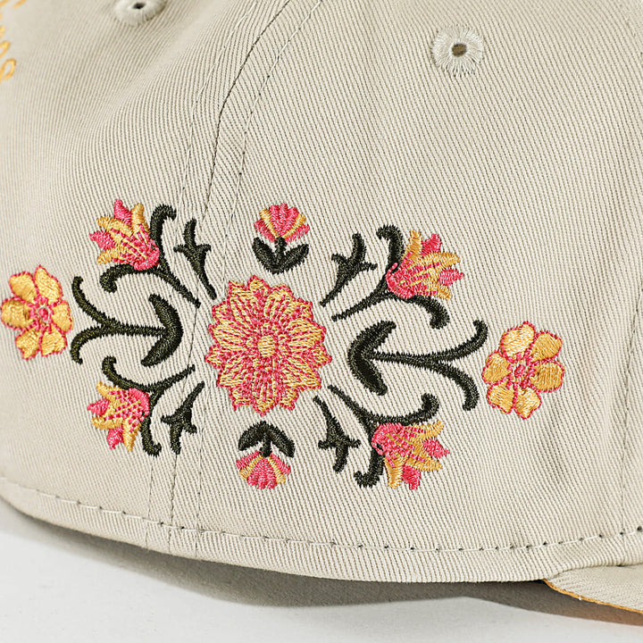 New Era MLB Floral 9Fifty NY Yankees stone