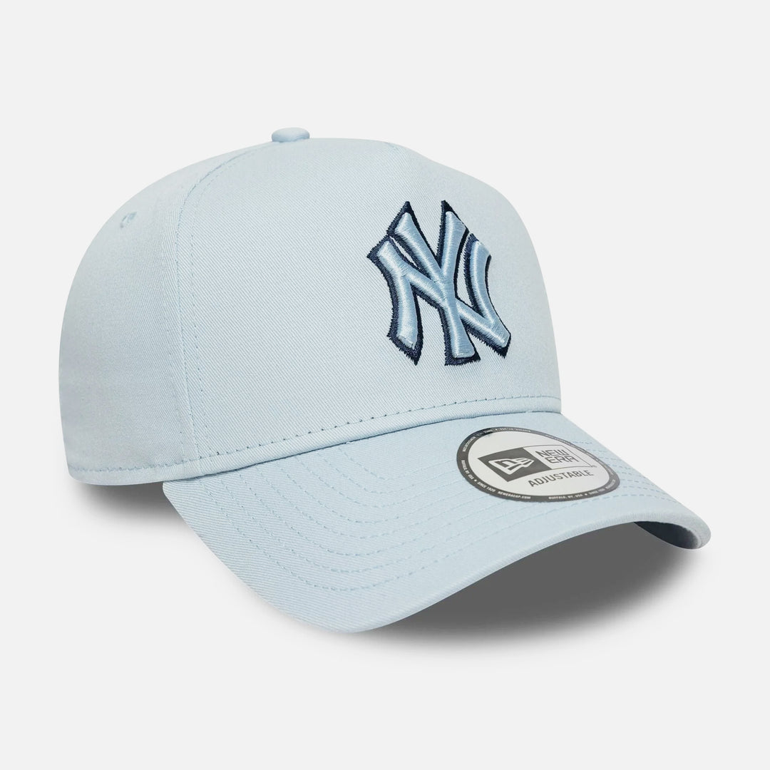New Era Tonal Outline E-Frame 9Forty NY Yankees pastel blue - Shop-Tetuan