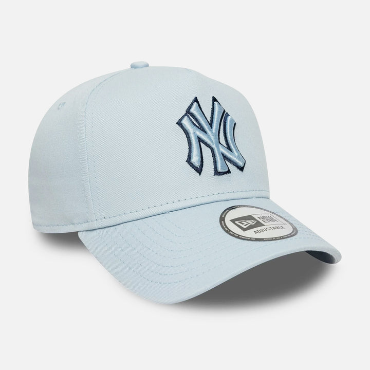 New Era Tonal Outline E-Frame 9Forty NY Yankees pastel blue - Shop-Tetuan