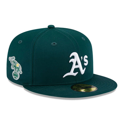 New Era Team Side Patch 59Fifty O Athletics dark green