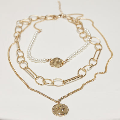 Urban Classics Ocean Layering Necklace gold - Shop-Tetuan