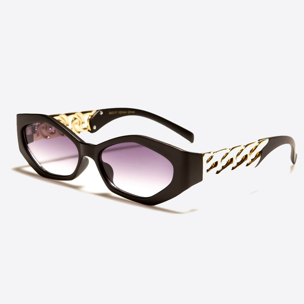 Oval Fashion Sunglasses matt black - Shop-Tetuan