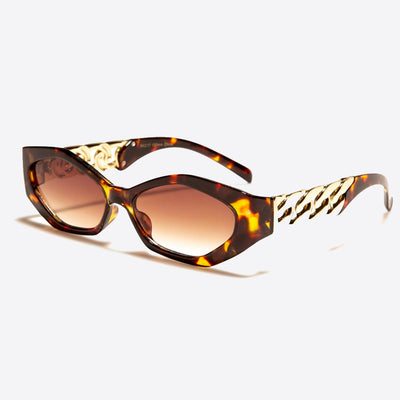 Oval Fashion Sunglasses brown - Shop-Tetuan
