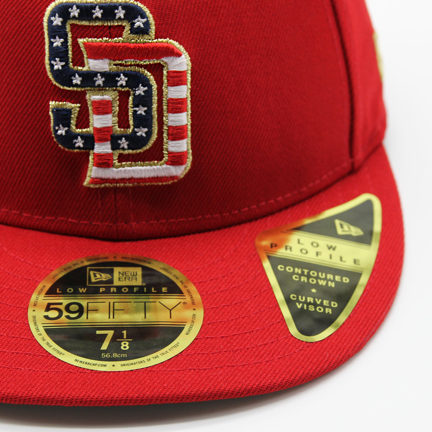 New Era Independence Day 2023 59Fifty Low Profile SD Padres red - Shop-Tetuan